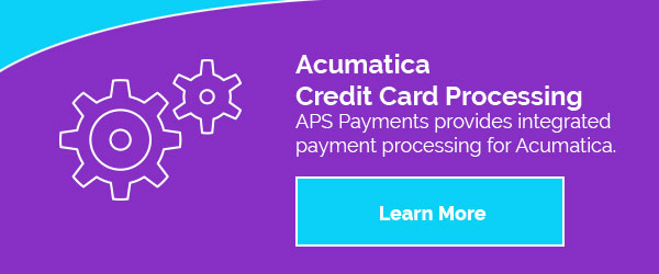 Acumatica Integrated Payment Processing