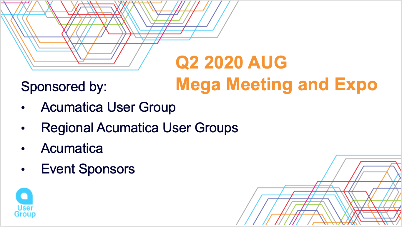 Q2-2020-Acumatica User Group Mega Meeting Expo