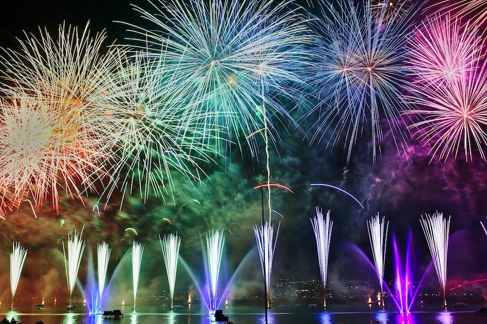 Blog header image of fireworks to show the excitement of the 2020 acuCONNECT conference by Acumatica partners at acu-connect