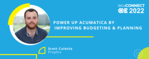 Power Up Acumatica by Improving Budgeting and Planning