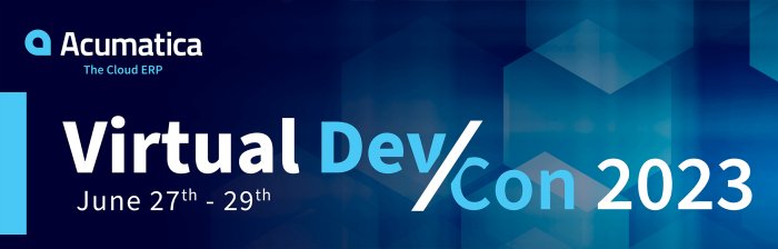 2023 Acumatica Development Conference