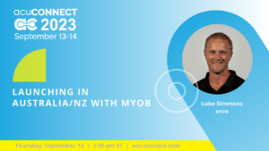 Launching in Australia/NZ with MYOB