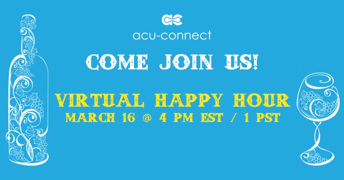 acu-connect Virtual Happy Hour - March 2023