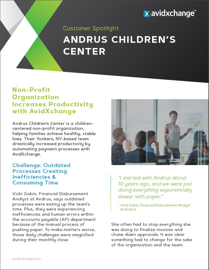 AvidxChange Customer Spotlight: Andrus Children's Center