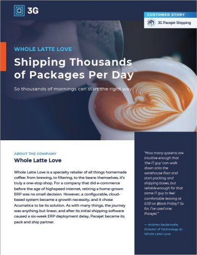 3G PaceJet Customer Success Story: Whole Latte Love