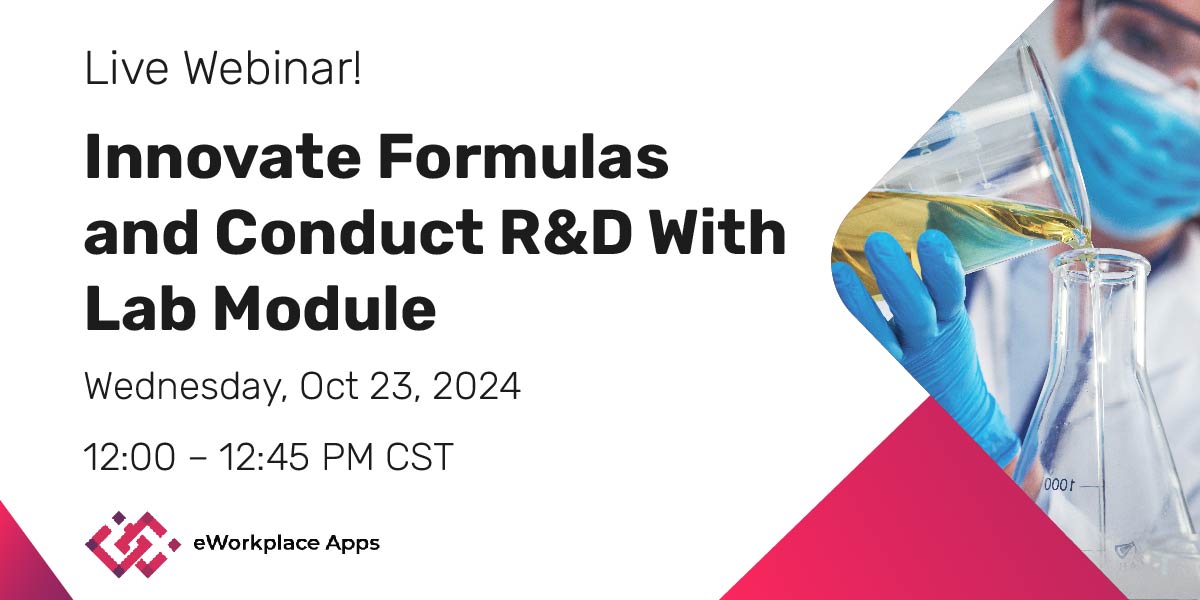 Innovate Formulas and Conduct R&D With Lab Module