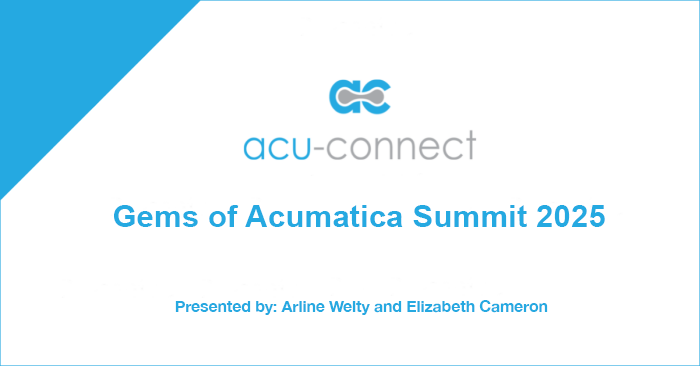 Gems of Acumatica Summit 2025