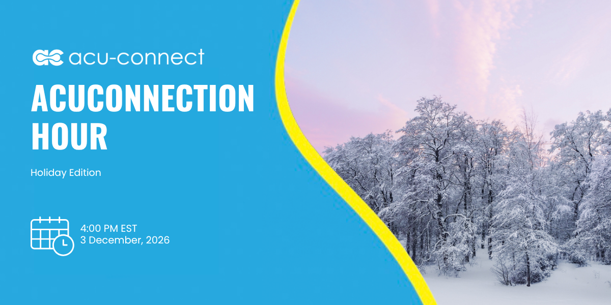 acuCONNECTION Hour: Holiday Edition
