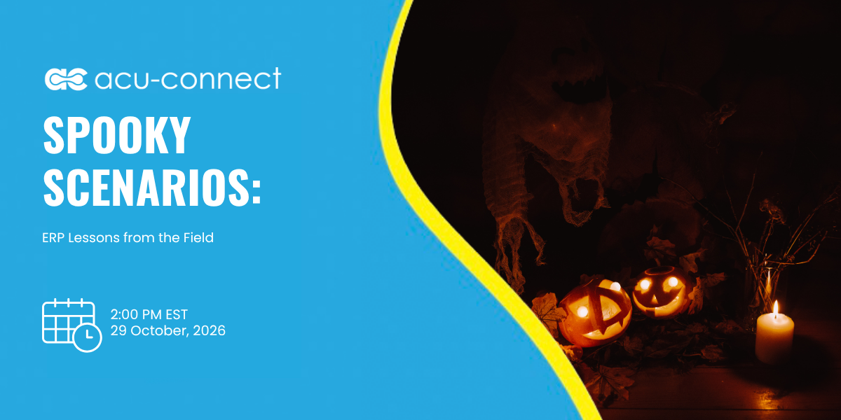 Spooky Scenarios: ERP Lessons from the Field