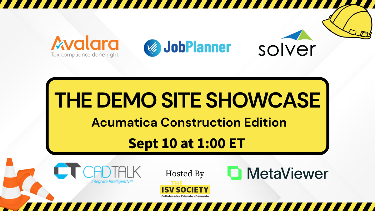 The Demo Site Showcase: Acumatica Construction Edition!