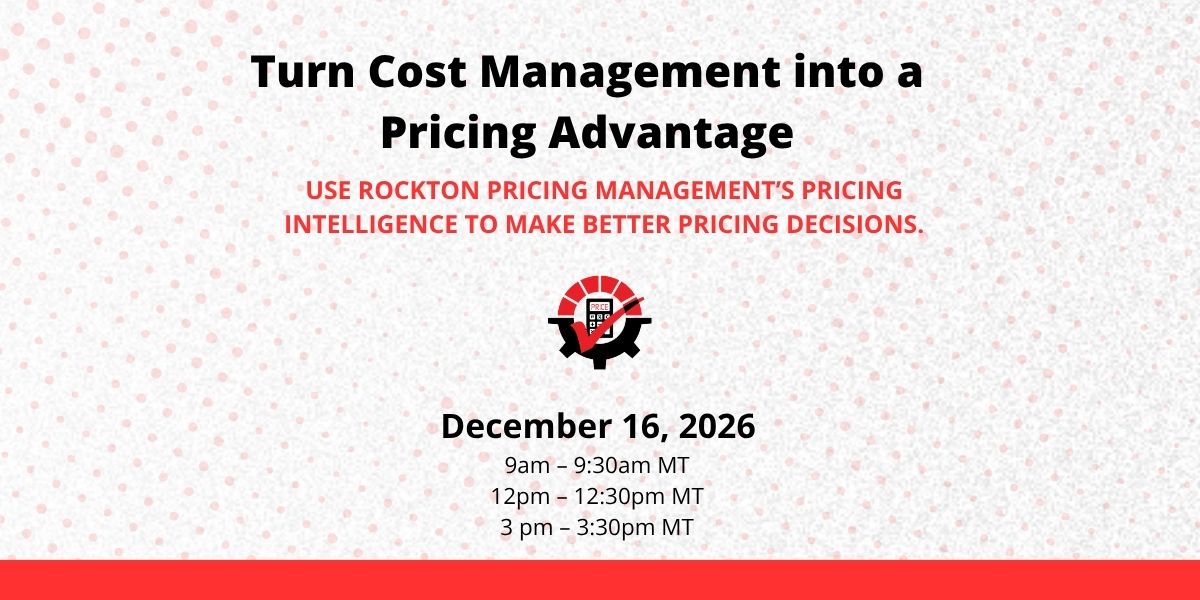Turn Cost Management into a Pricing Advantage
