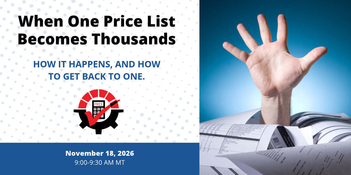 When One Price List Becomes Thousands